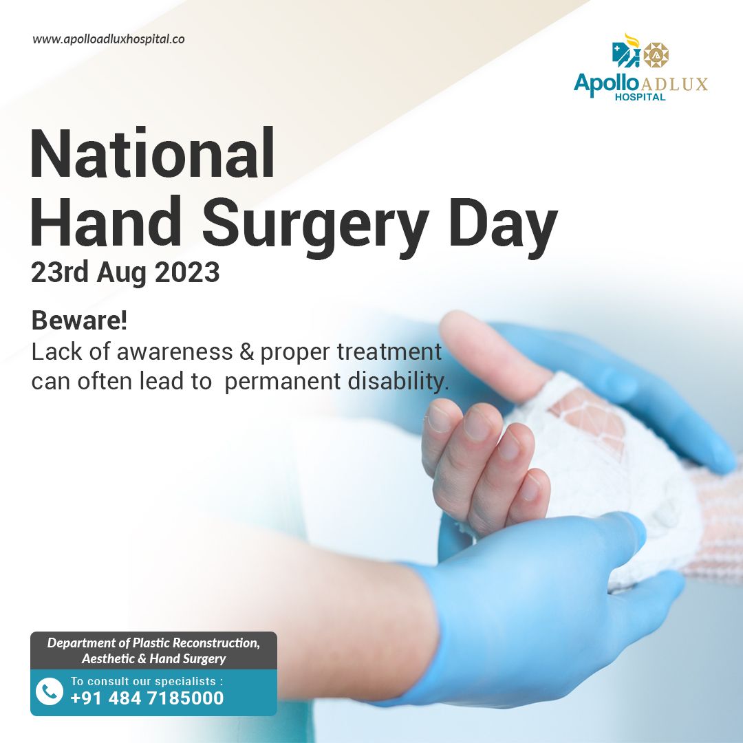 National Hand Surgery Day – 23rd Aug 2023